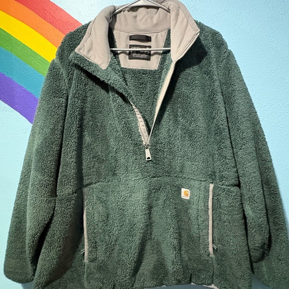 Carhartt Jackets & Blazers - Carhartt XL EUC 1/2 zip with zippered pocket